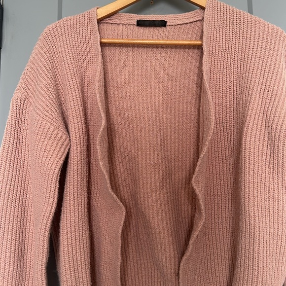 Pink open front cardigan - Picture 2 of 3